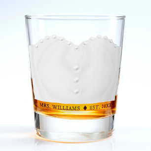 Verre A Shot Femme robe de mariée mariée Mme