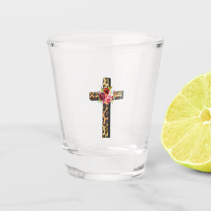 Verre A Shot Femmes Nouveau style Croix chrétienne Jes inspira