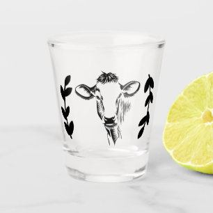Verre A Shot Ferme Vache laitière Pays Laurels