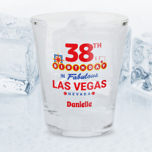 Verre A Shot Fête d'anniversaire de Las Vegas - 38ème anniversa