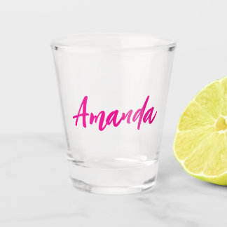 Verre A Shot Fête de bachelorette de la mariée sur mesure perso