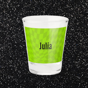 Verre A Shot Fête de Bachelorette d'été en vert néon slime