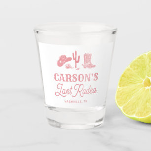 Verre A Shot Fête de Fiançailles Cowgirl Rose Pâle Dernier Rodé