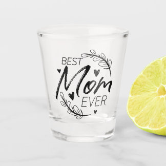 Verre A Shot Fête des mères Amour maman