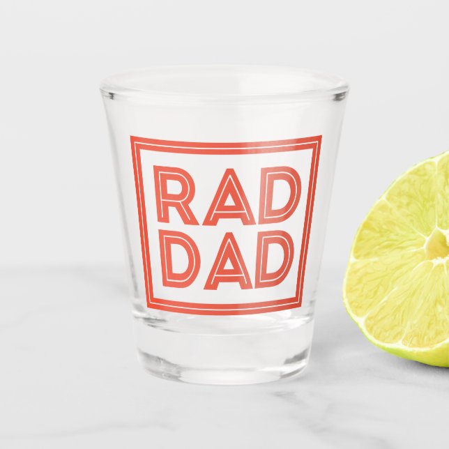 Verre A Shot Fête des pères - Rad Papa (Devant)