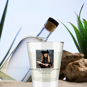 Verre A Shot Fête D'Études Supérieures Personnalisées Pour Les 