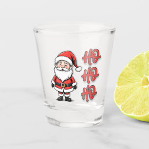 Verre A Shot Fête festive Père Noël Ho Ho Ho Noël
