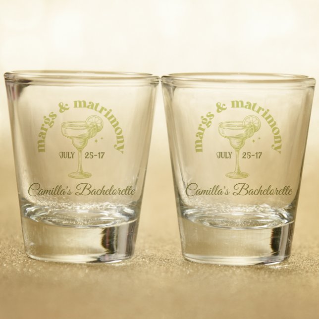 Verre A Shot Fête Tropicale d'Enterrement de Vie de Jeune Fille (Créateur téléchargé)