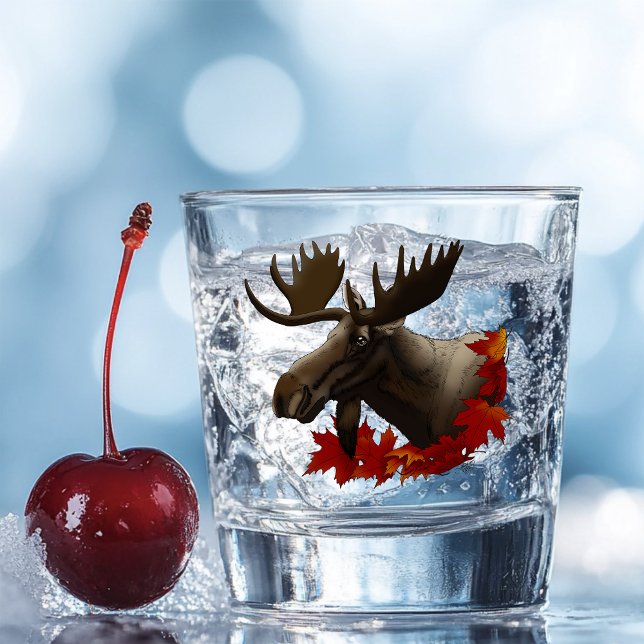 Verre A Shot Feuilles de l'érable rouge orignal (Créateur téléchargé)