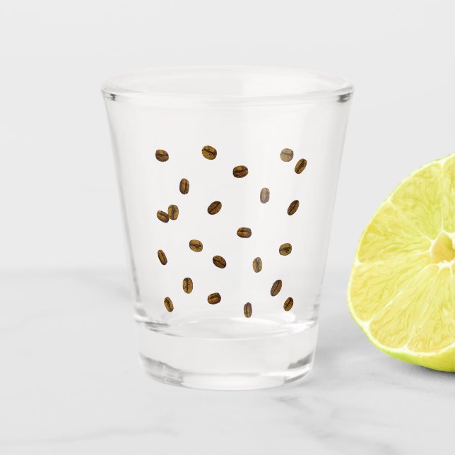 Verre A Shot Fèves de café (Devant)