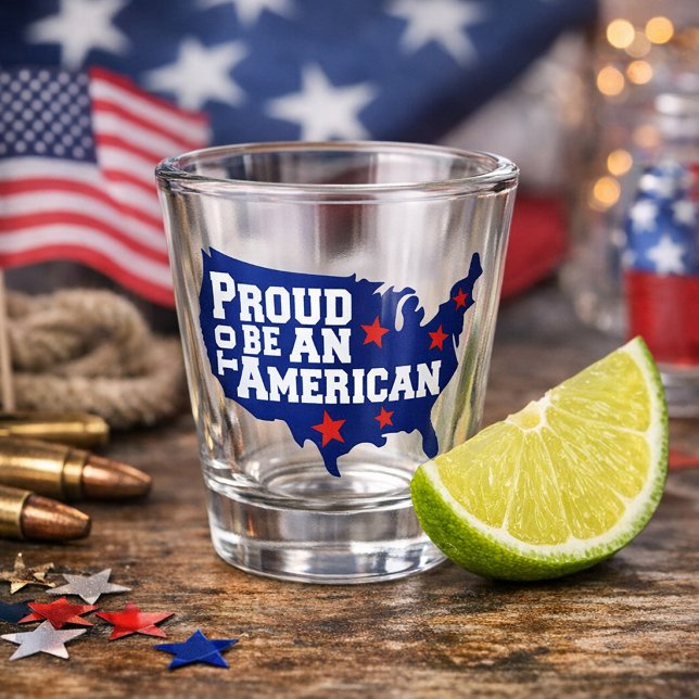 Verre A Shot Fière Esprit Américain  (Créateur téléchargé)