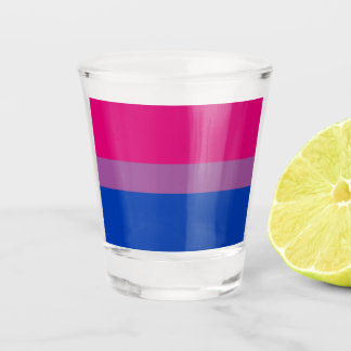 Verre A Shot Fierté bisexuelle !