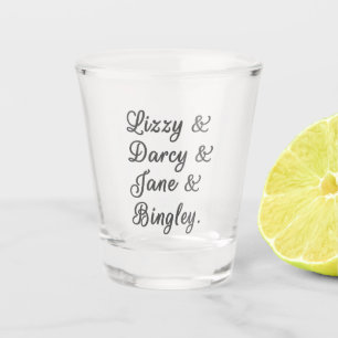 Verre A Shot Fierté et préjugés Couples I