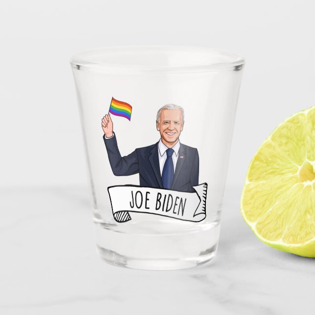 Verre A Shot Fierté Joe Biden (Devant)