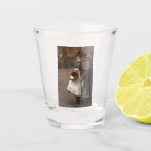 Verre A Shot Fille aux allumettes Pauvre gamin des rues Pauvret