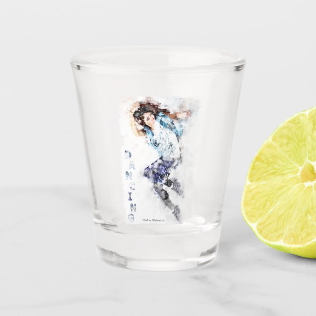 Verre A Shot Fille dansante 2 (Devant)