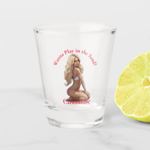 Verre A Shot Fille de plage de Bikini Thunder_Cove