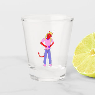 Verre A Shot fille diable