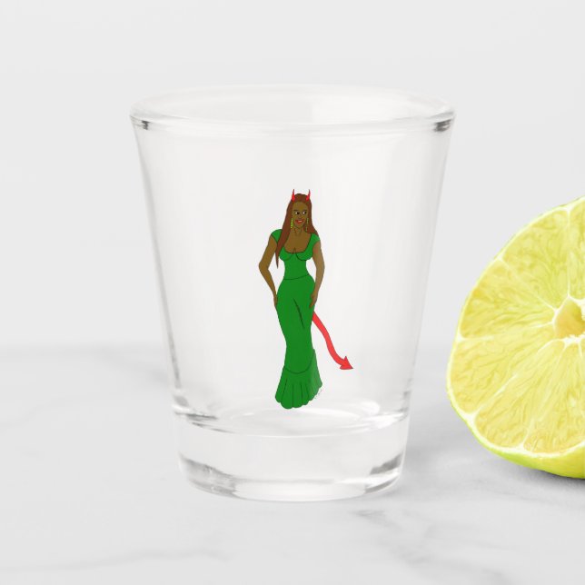 Verre A Shot fille diable (Devant)