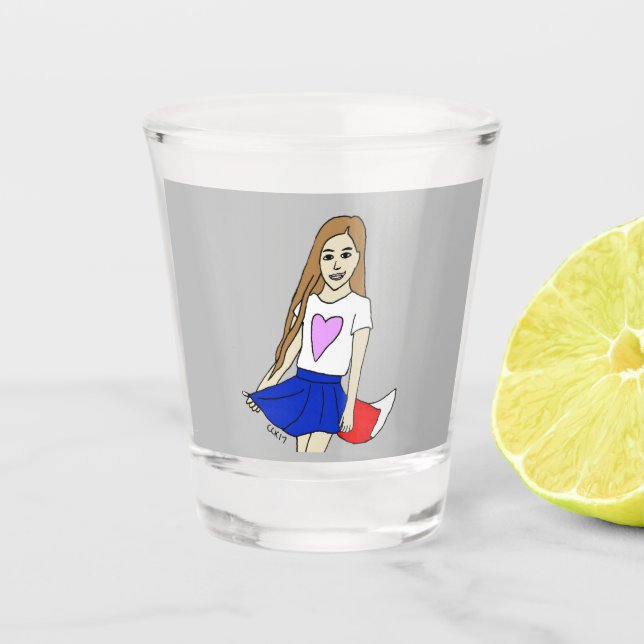 Verre A Shot fille foy (Devant)