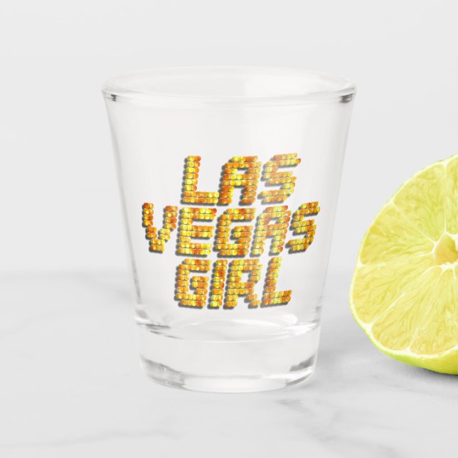 Verre A Shot Fille Las Vegas (Devant)
