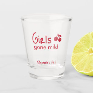 Verre A Shot Filles Devenues Sages Rose et Rouge Cerise Enterre
