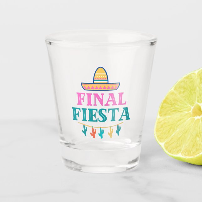 Verre A Shot Finale Fiesta Sombrero (Devant)