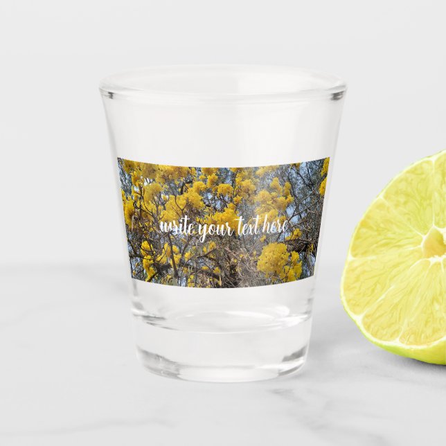 Verre A Shot Fleur de la nature (Devant)