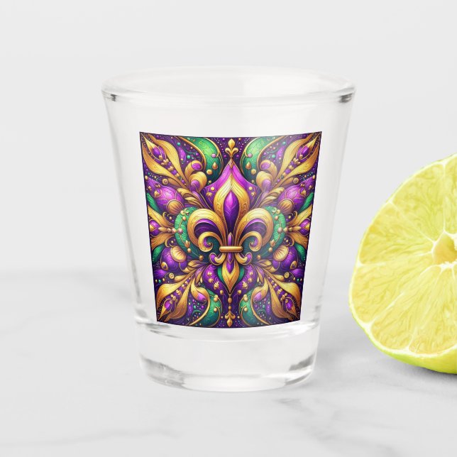 Verre A Shot fleur de lis (Devant)