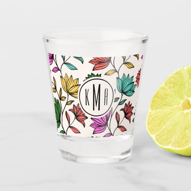 Verre A Shot Flore mignonne (Devant)