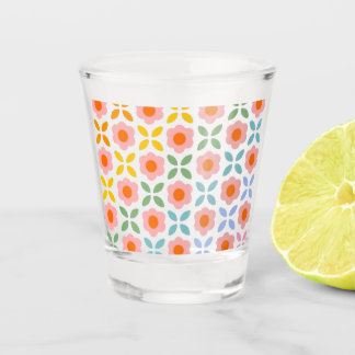 Verre A Shot flowers pattern
