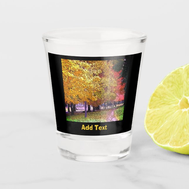 Verre A Shot Folithe d'automne (Devant)