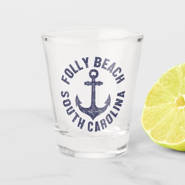 Verre A Shot Folly Beach, Caroline du Sud (Devant)