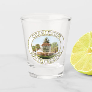 Verre A Shot Fontaine d'ananas de Charleston, Caroline du Sud