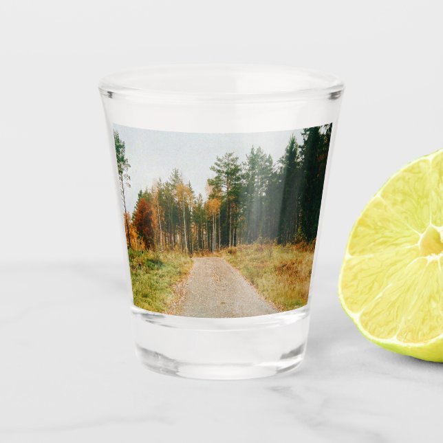 Verre A Shot Forêt automnale suédoise (Devant)