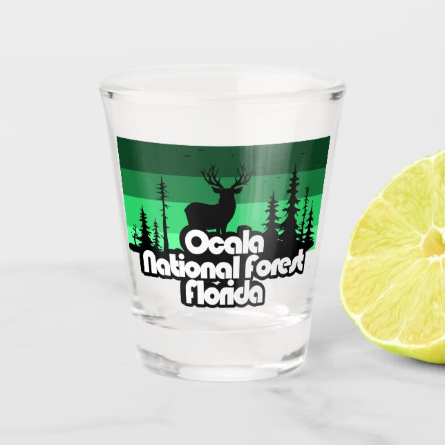 Verre A Shot Forêt nationale d'Ocala Floride (Devant)