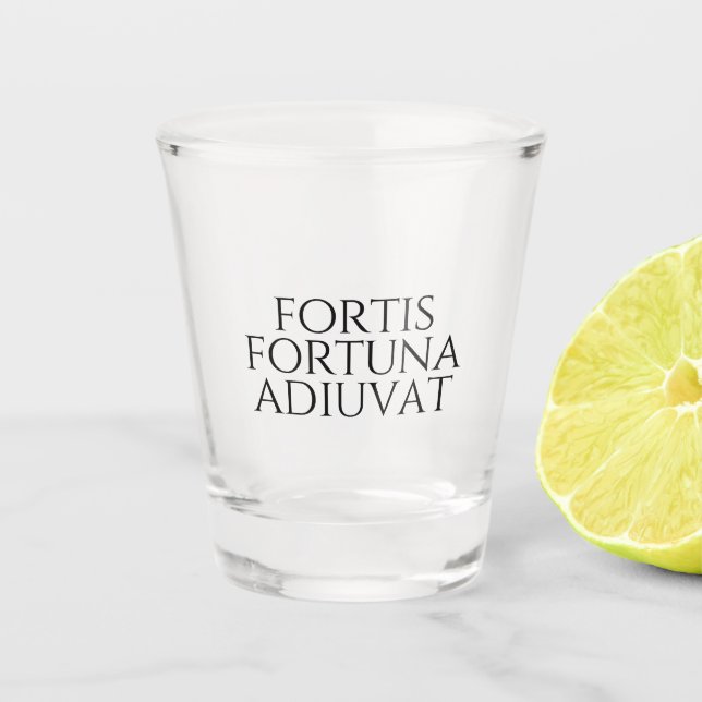 Verre A Shot Fortis Fortuna Adiuvat (Devant)