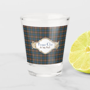 Verre A Shot Fraser Original Scottish Clan Tartan
