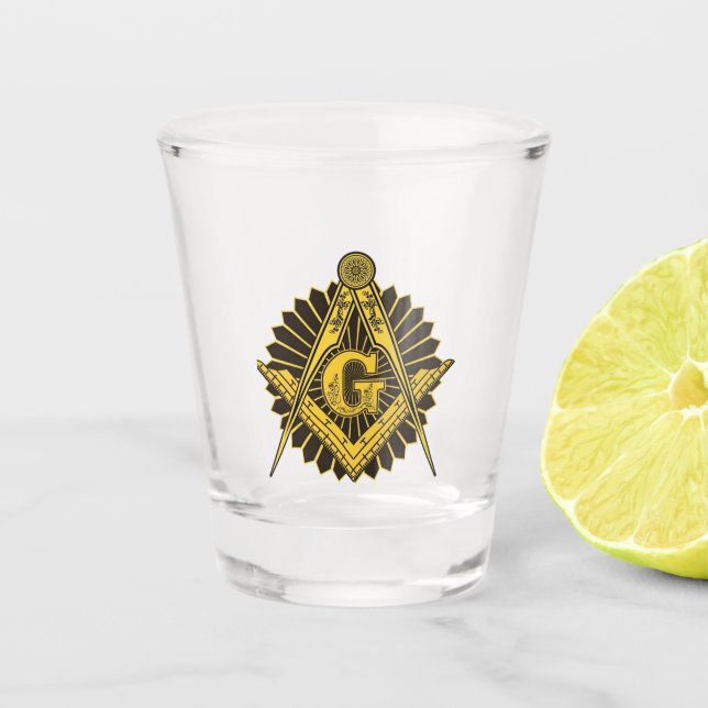 Verre A Shot Freemason (Devant)