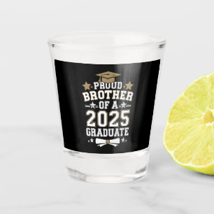 Verre A Shot Frère fier d'une famille de diplômés de 2025 Remis