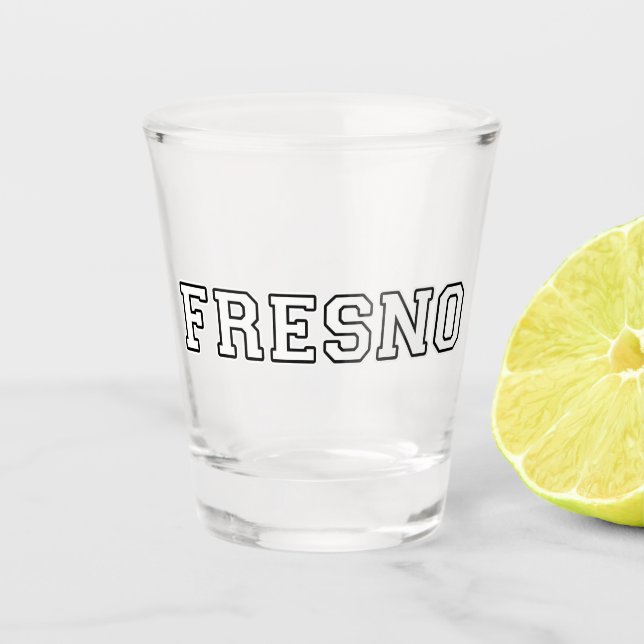 Verre A Shot Fresno Californie (Devant)