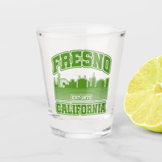 Verre A Shot Fresno, Californie (Devant)