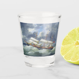 Verre A Shot Frigate Atalanta 1885