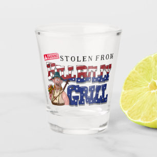 Verre A Shot Fun HillBilly Grill Danemark Tiré du verre!