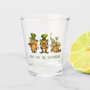 Verre A Shot Fun Irish Gnomes Shenanigans St Patrick's Day