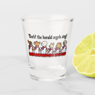 Verre A Shot Funny Carol Singing Dogs Christmas Pug Pomeranian