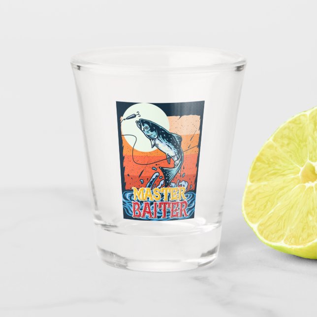 Verre A Shot Funny Fishing Master Baiter (Devant)
