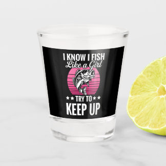 Verre A Shot Funny Fishing Themed