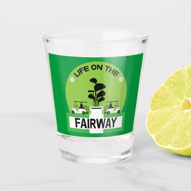 Verre A Shot Funny Golfing Pros Golfing Fanatics Sports (Devant)