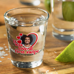 Verre A Shot Funny Love Heart Photo